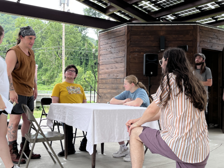 After climate disaster, Roadside Theater and the Appalachian Media Institute collaborate to create a education focused youth workshop.